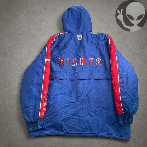Starter Other - New York Giants NFL Starter Puffer Jacket Fullzip adult 2XL Quilted Vintage 90s